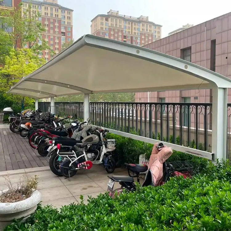 西平县膜结构电动车棚